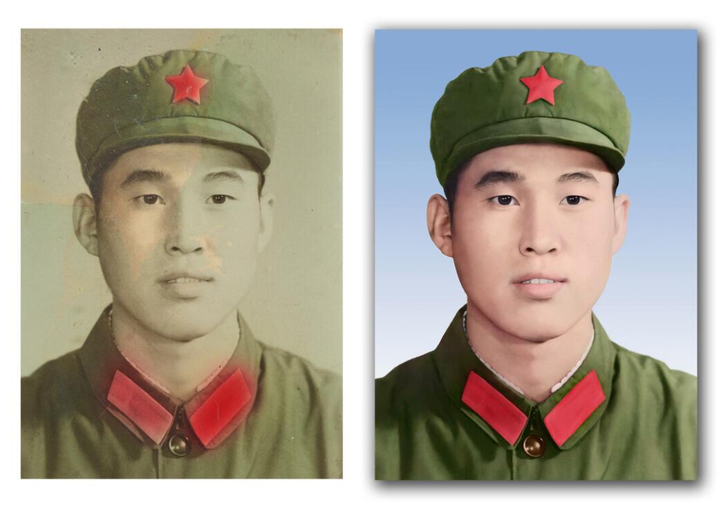 米易破损照片修复-18